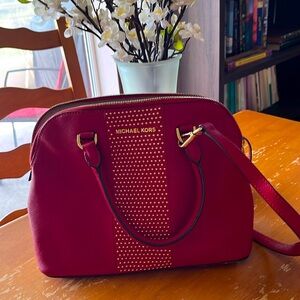 Michael Kors Genuine Leather Convertible Tote